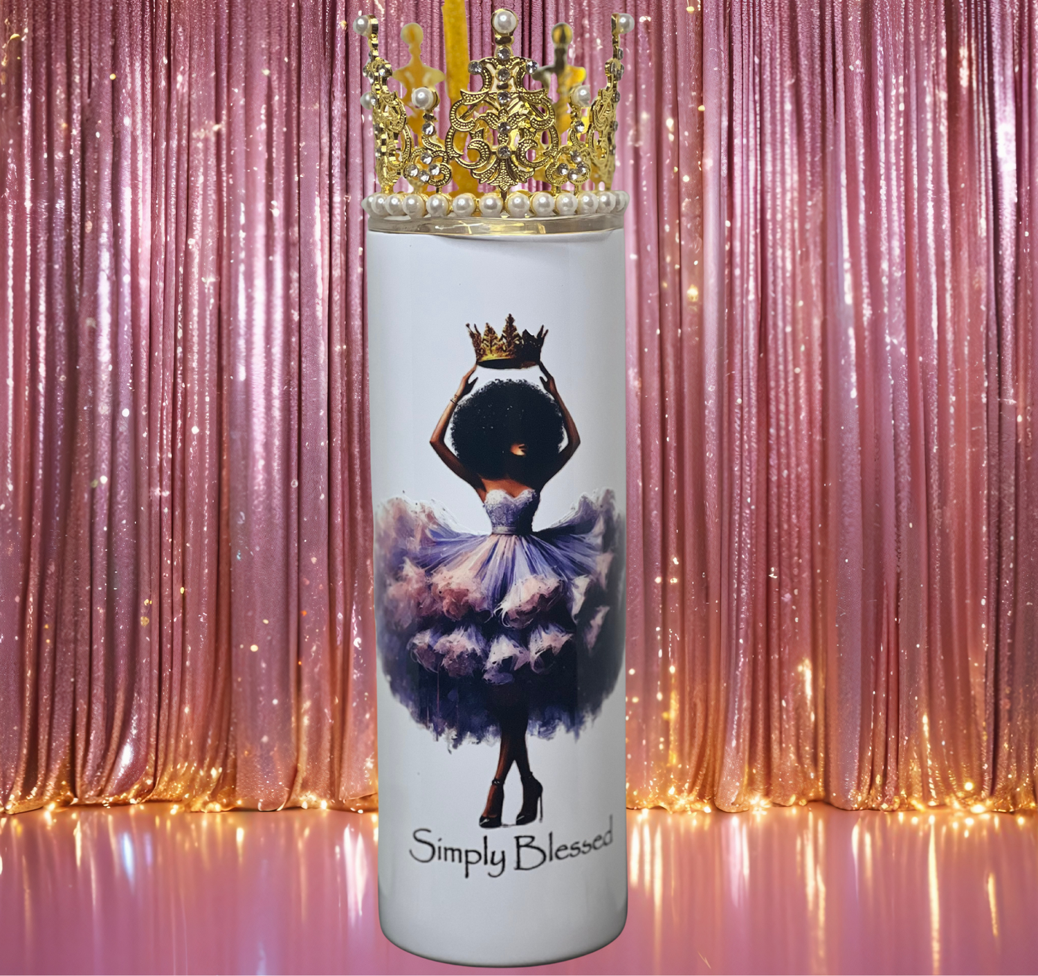 Crowned in Confidence – Luxury Tumblers