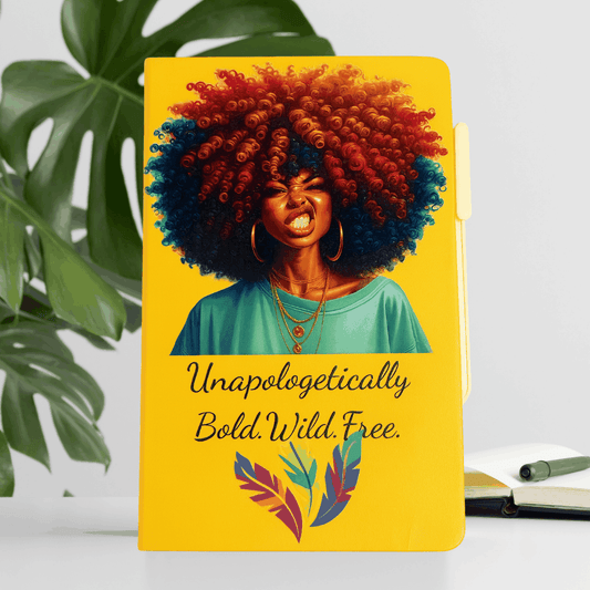 Wild & Worthy Journal with vibrant cover and lined pages for bold confidence and creative reflection